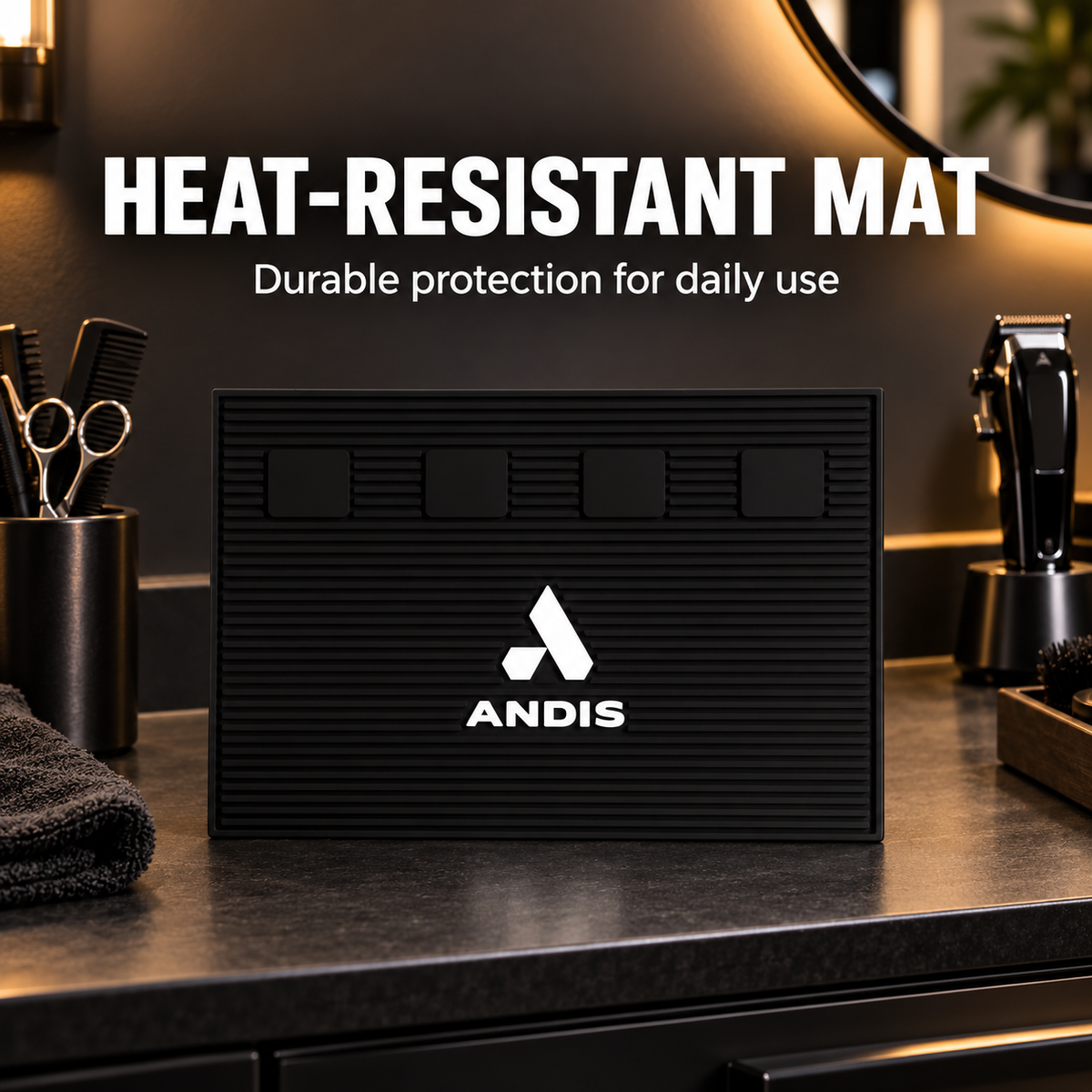 Andis Magnetic Barber Mat, view 4