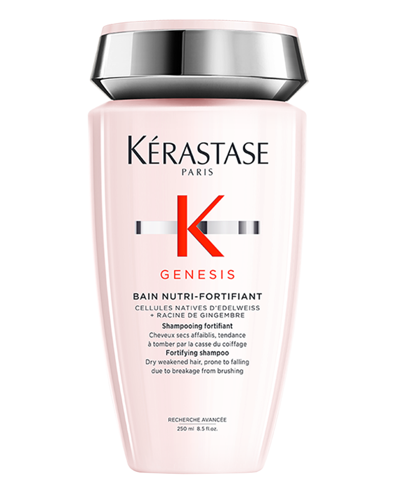 Kérastase Genesis Bain Nutri-Fortifiant 250ml fortifying shampoo bottle, front view