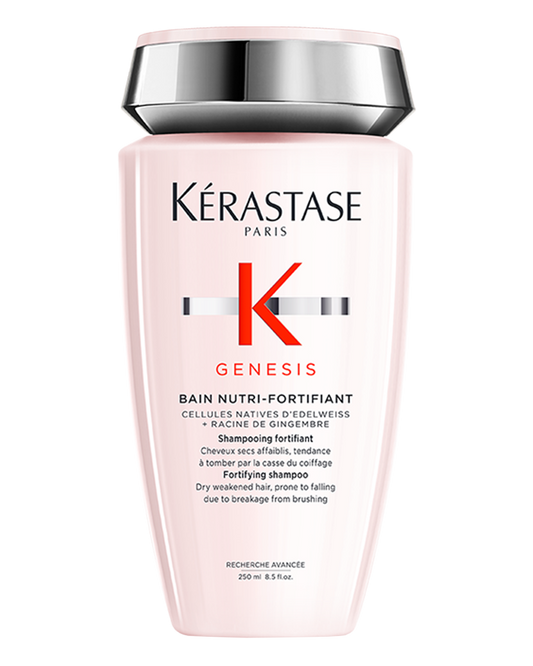 Kérastase Genesis Bain Nutri-Fortifiant 250ml fortifying shampoo bottle, front view