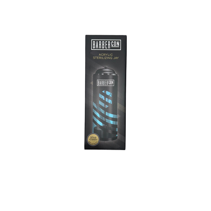 BARBERCON Unbreakable Acrylic Sterilizing Jar – 1094ml (37oz) - MV hair and beauty