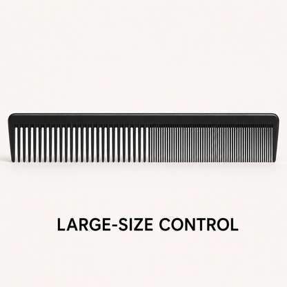 Bymace large cutting comb benefit graphic highlighting large-size control
