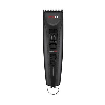 BaBylissPRO FX3 Professional High Torque Clipper - Black