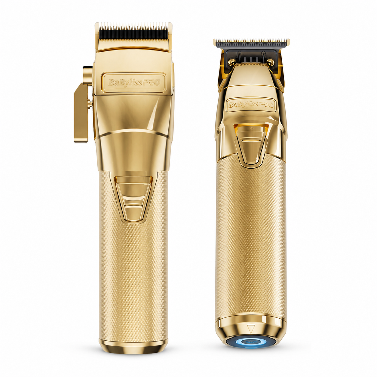 BaBylissPRO FXONE GoldFX Clipper and Trimmer Duo Bundle on white background