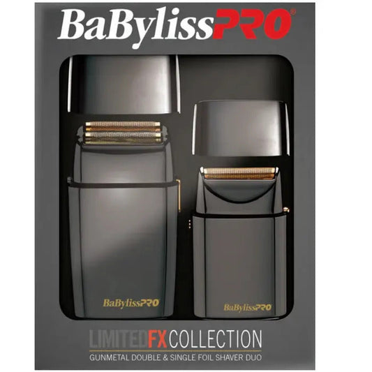 BaBylissPRO Gunmetal Single and Double Foil Shaver