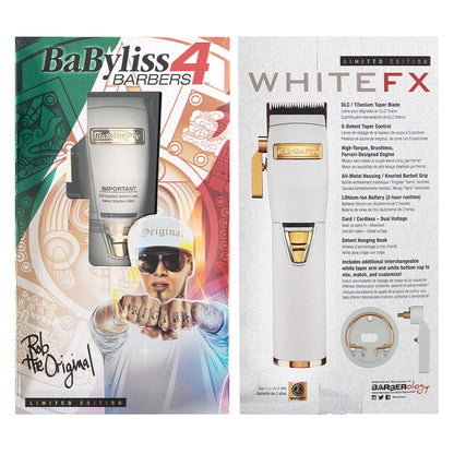 BaBylissPRO WhiteFX Lithium Hair Clipper - MV hair and beauty