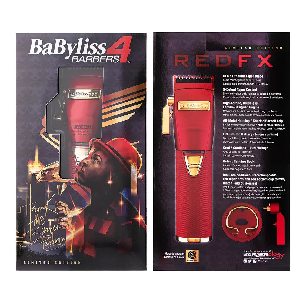 Babylisspro Red Fx Lithium Clipper - MV hair and beauty