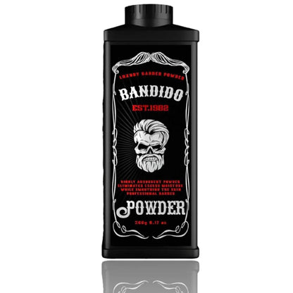 Bandido Barber Talc Powder 260gr | Hairdresser Talcum Powder - MV hair and beauty