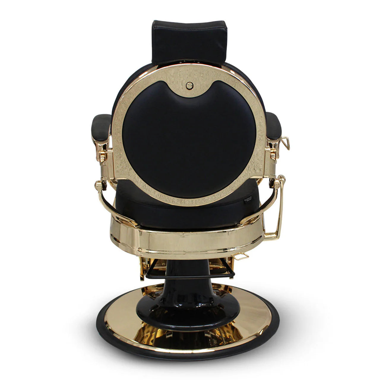 SALON & CO Sebastion Barber Chair Black & Gold - MV hair and beauty