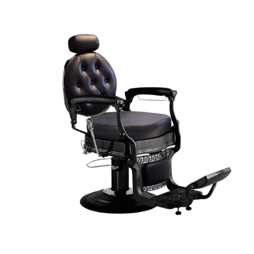Barber Chair - Black and Black - MV hair and beauty