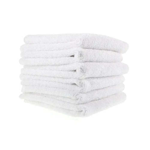 Barber Cotton Towel White 10pk - MV hair and beauty