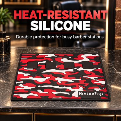 BarberTop Camo Mat – four magnetic slots benefit
