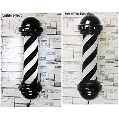 Barber Pole Black and White (Width: 19cm)