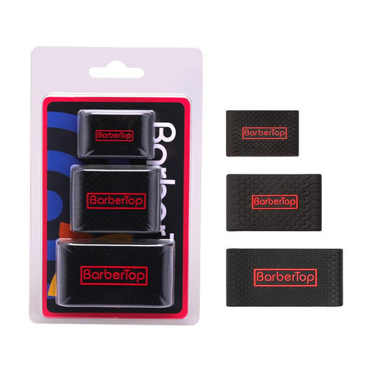 Barbertop black tool grip three-piece set
