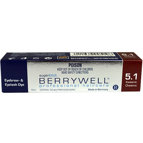 Berrywell Eyelash Tint Chestnut - #5.1 15ml - MV hair and beauty