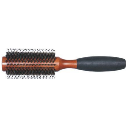Bristle Brush With Black Plastic Round Handle - MV hair and beauty