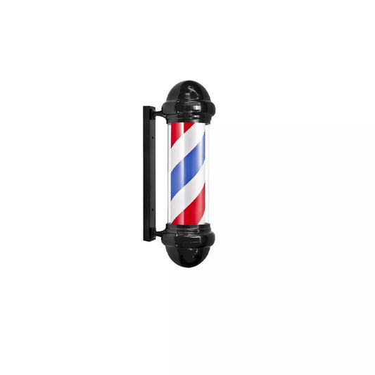 Barber Pole Light Black Case Red White Blue Spin - MV hair and beauty