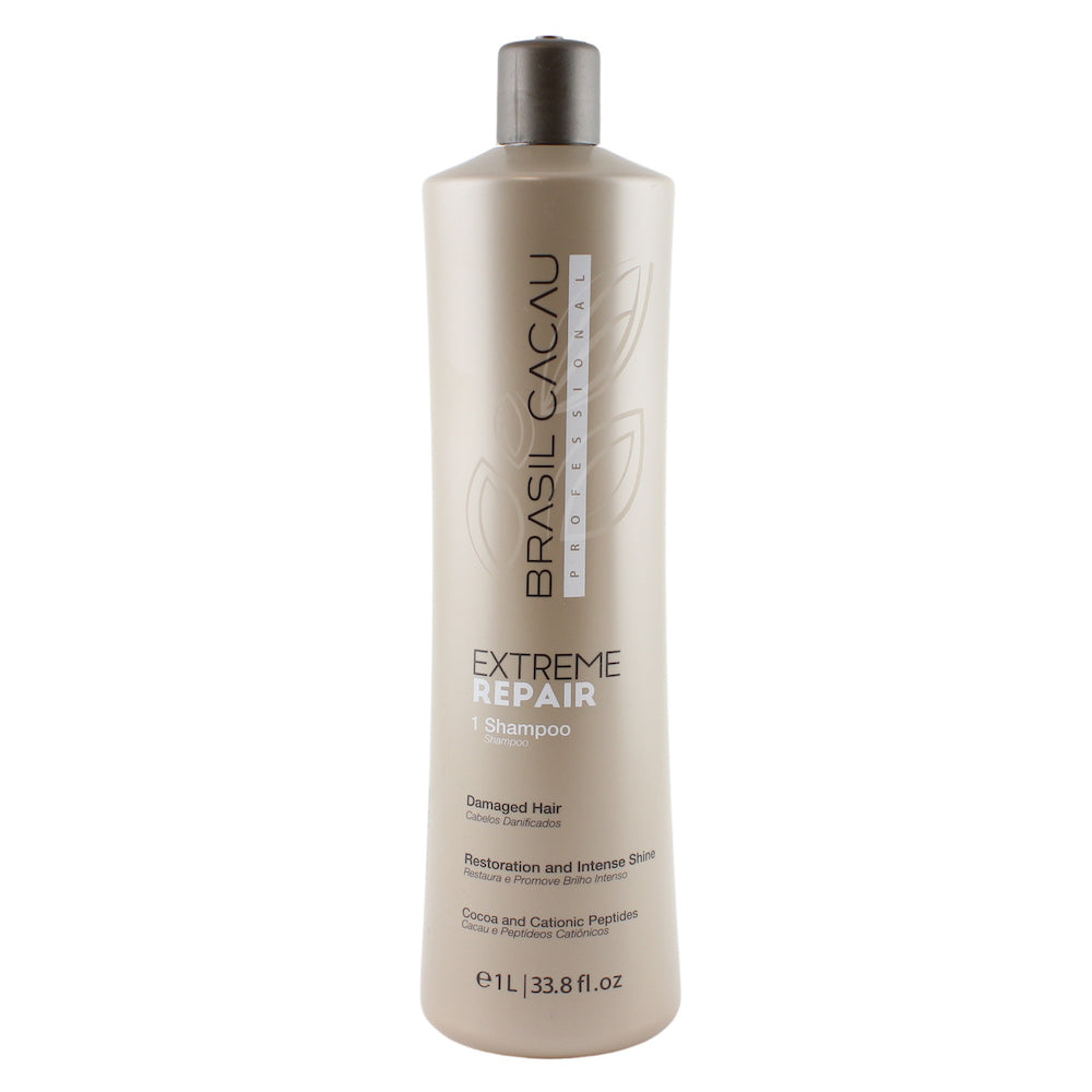 Brasil Cacau Extreme Repair Shampoo 1000ml bottle front view