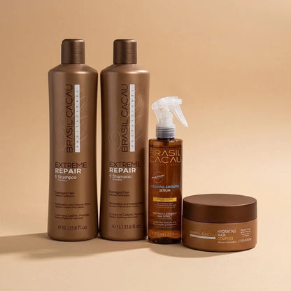 Brasil Cacau Hair Repair 4 Product Bundle - MV hair and beauty