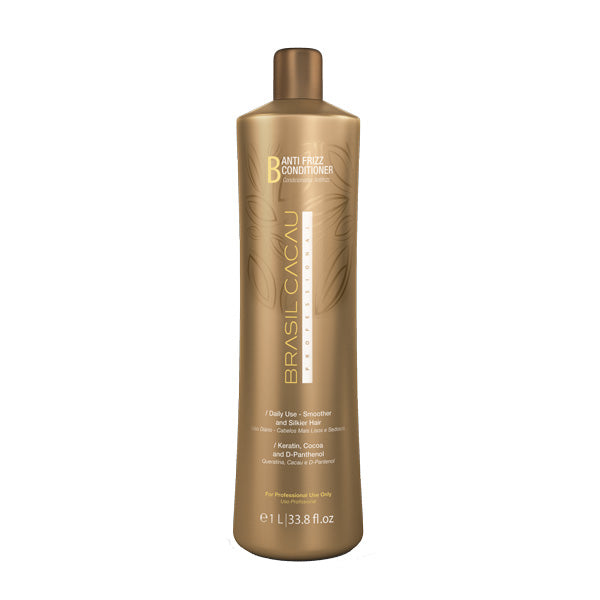 Brasil Cacau Keratin Anti Frizz Conditioner 1000ml gold bottle
