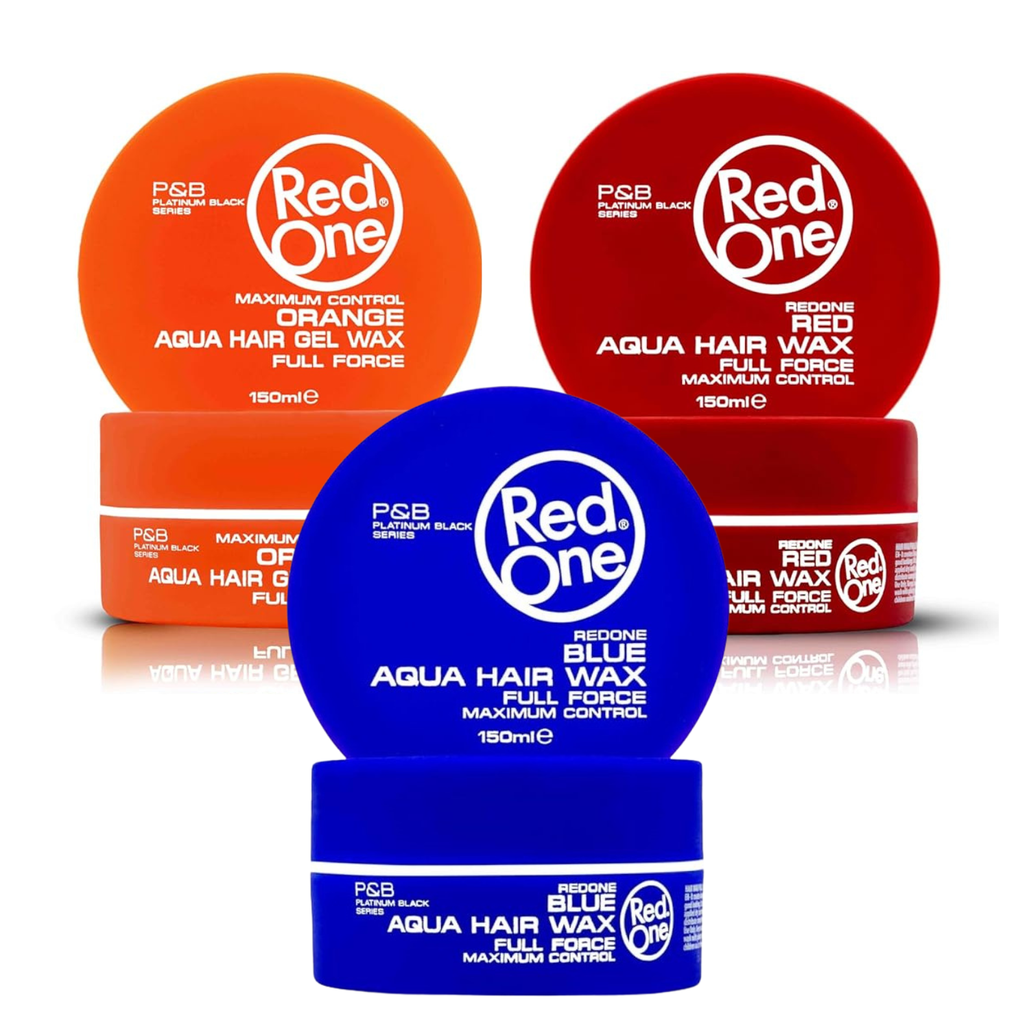 Bundle of 3 - RedOne Aqua Hair Wax Full Force 150ml - MV hair and beauty