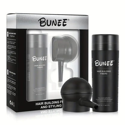 Bunee Hair Building Fibers 27.5g kit with spray applicator