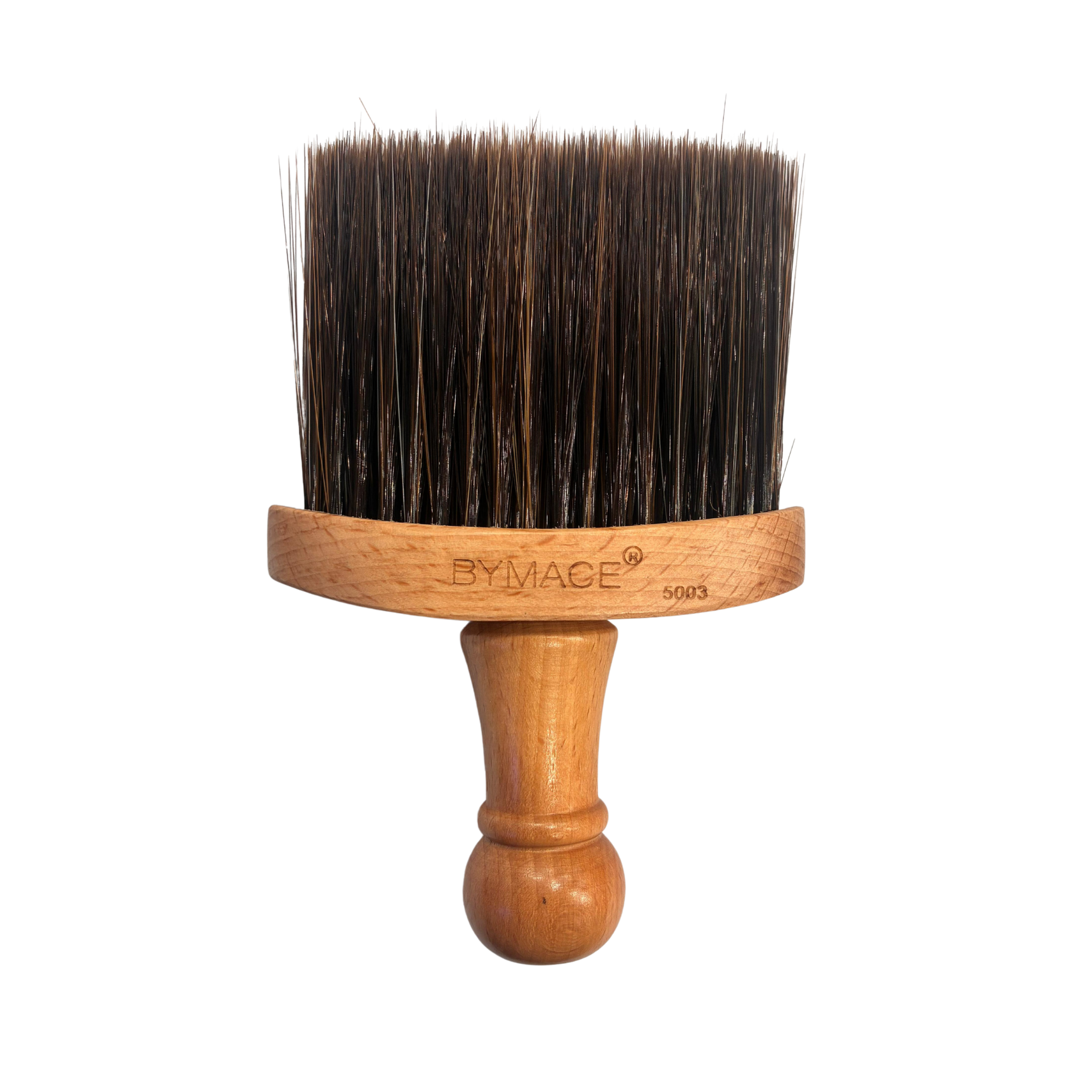 Bymace Classic Dusty Brush Professional Neck Duster with Handle - MV hair and beauty