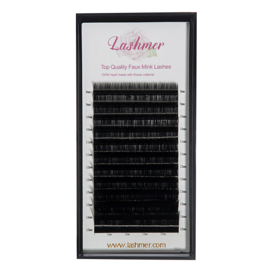 Lashmer C-curl classic lash extension tray in 0.10mm or 0.12mm thickness