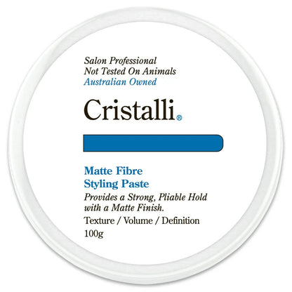 Cristalli Matte Fibre Styling Paste 100g - MV hair and beauty