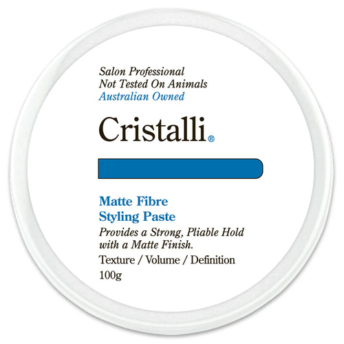 Cristalli Matte Fibre Styling Paste 100g - MV hair and beauty