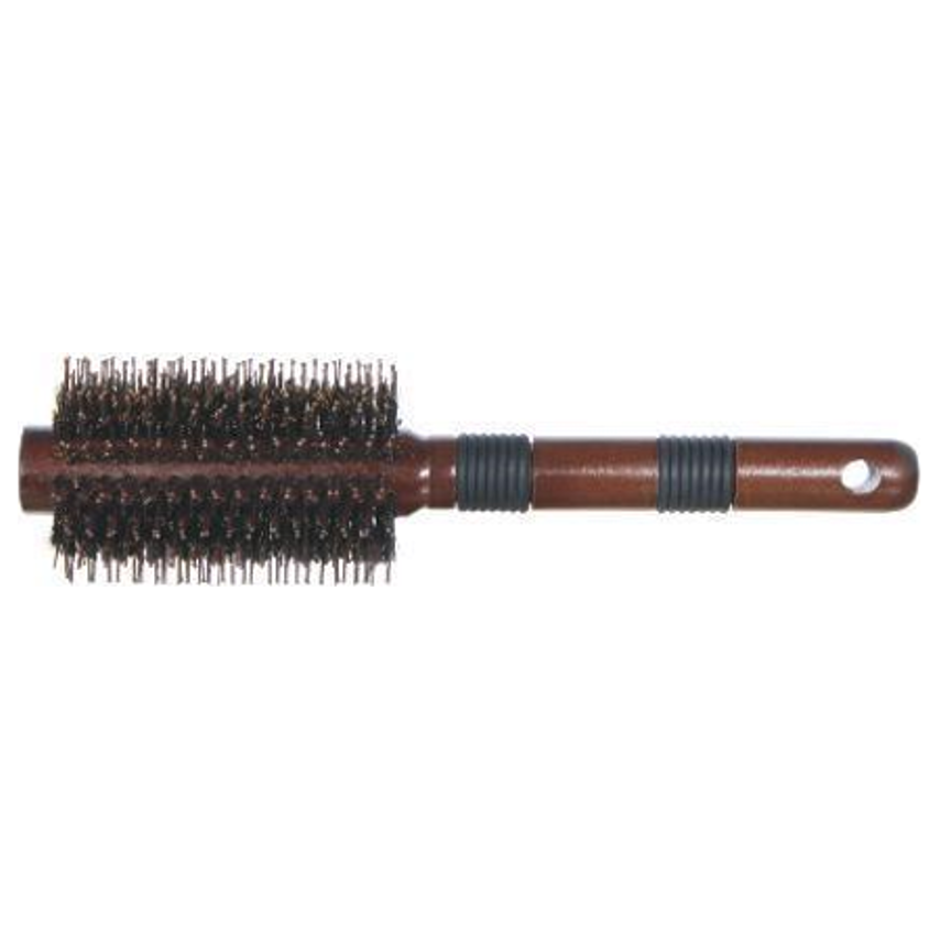 Dark Round Bristle Brush - MV hair and beauty