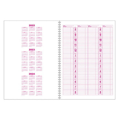 Dateline Professional 4 Column Appointment Book - MV hair and beauty
