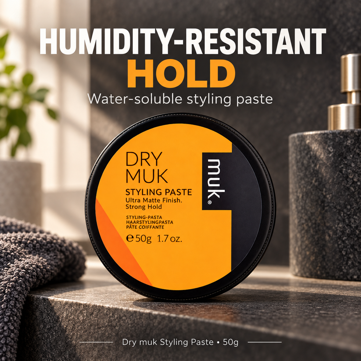 Dry muk Styling Paste 50g — humidity resistant