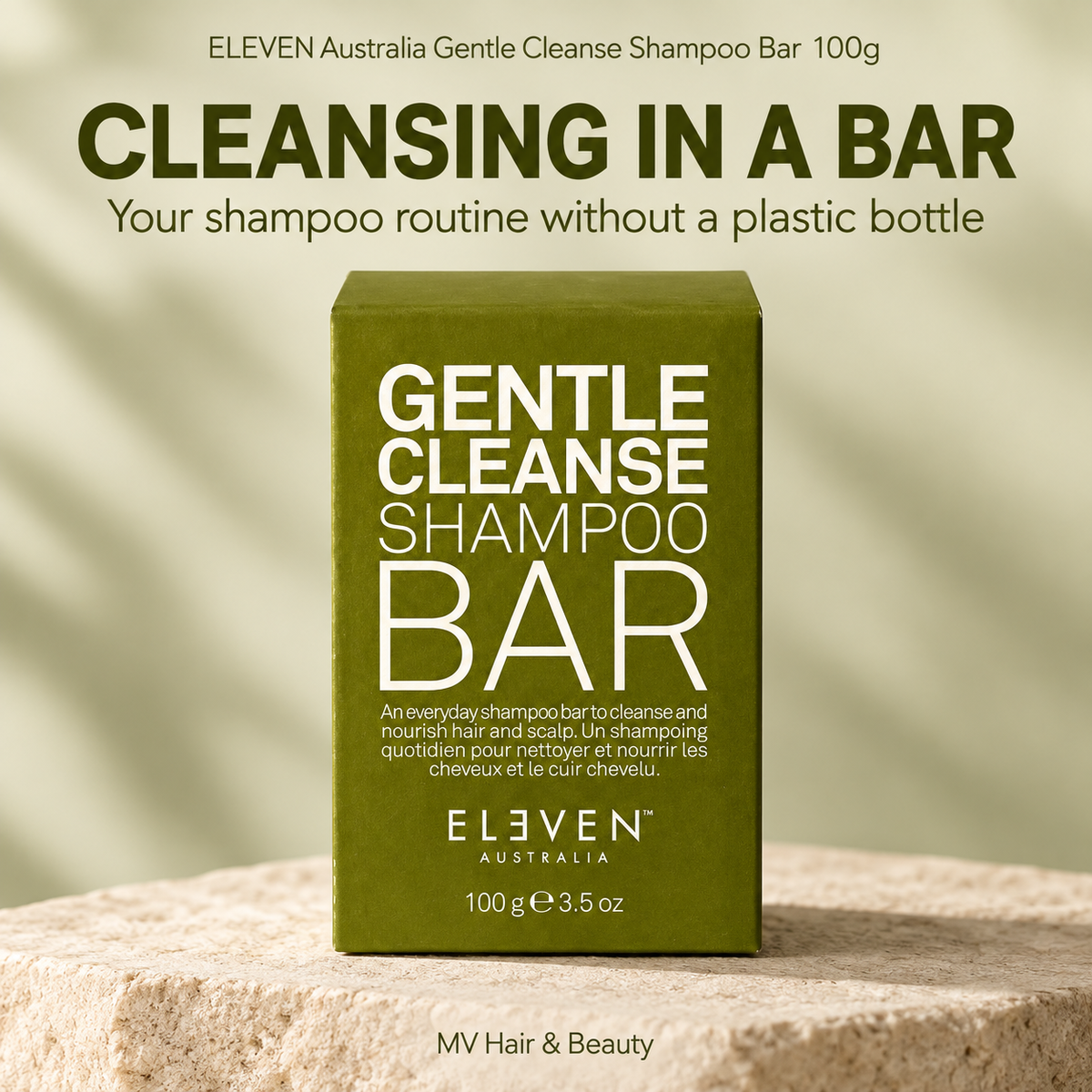 ELEVEN Australia Gentle Cleanse Shampoo Bar 100g — CLEANSING IN A BAR