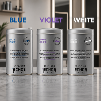 Echos Color Dust-Free Blue Bleach 500g – dust bleach colours