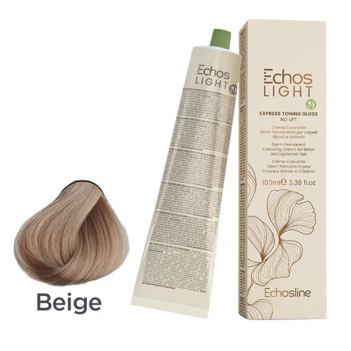 Echos Color Vegan Light Toning Gloss Beige - MV hair and beauty