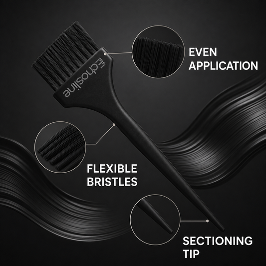 Echos Hair Colour Tint Brush – brush features