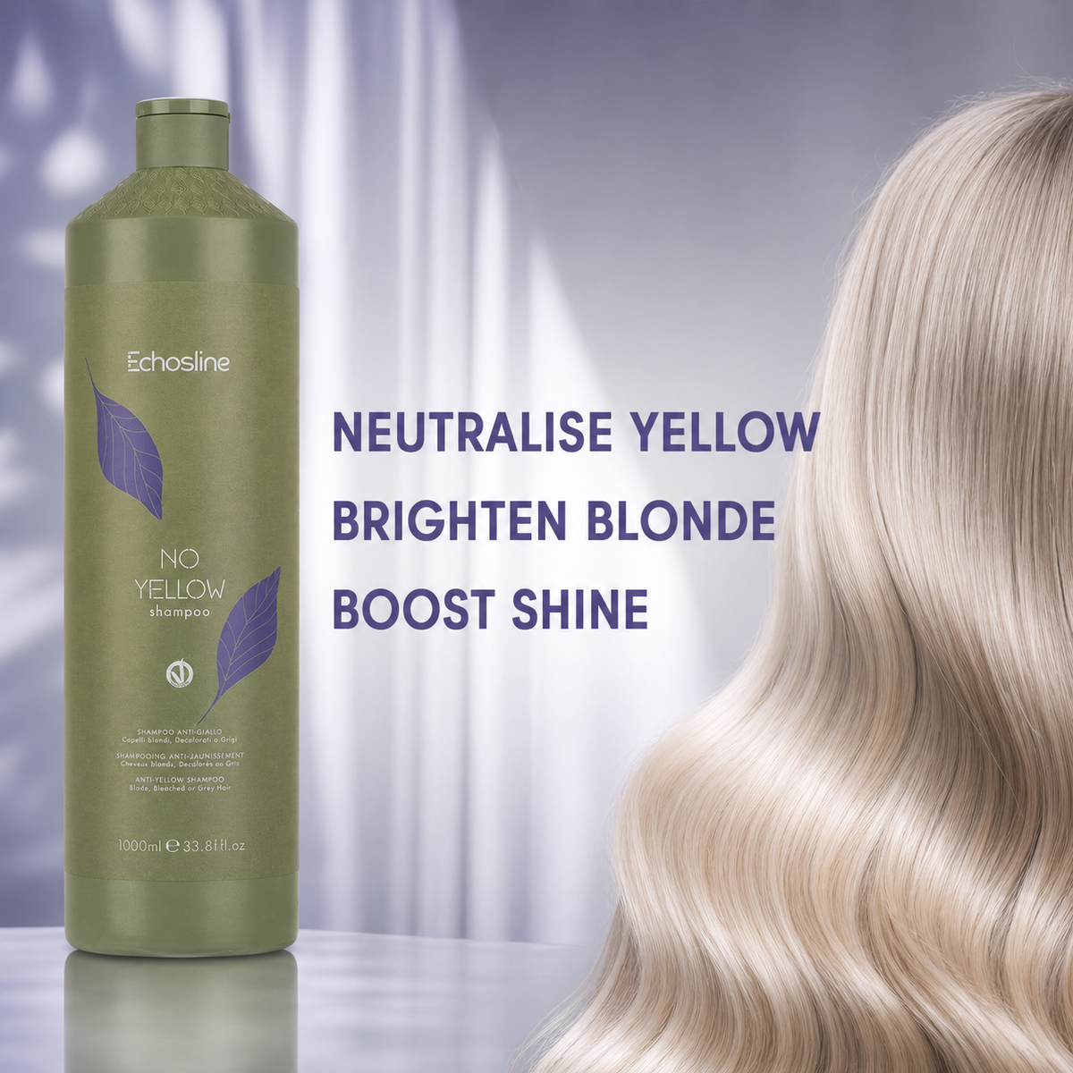 Echosline No Yellow Shampoo – no yellow benefits