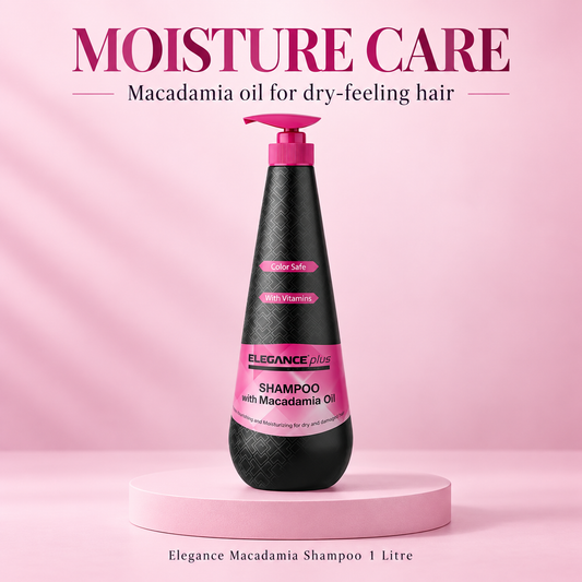 Elegance Macadamia Shampoo 1 Litre — MOISTURE CARE