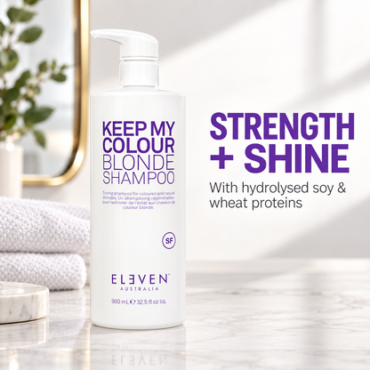 Eleven Australia Keep My Colour Blonde Shampoo 960ml — benefit image 2