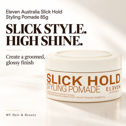 Eleven Australia Slick Hold Styling Pomade 85g — SLICK STYLE. HIGH SHINE.