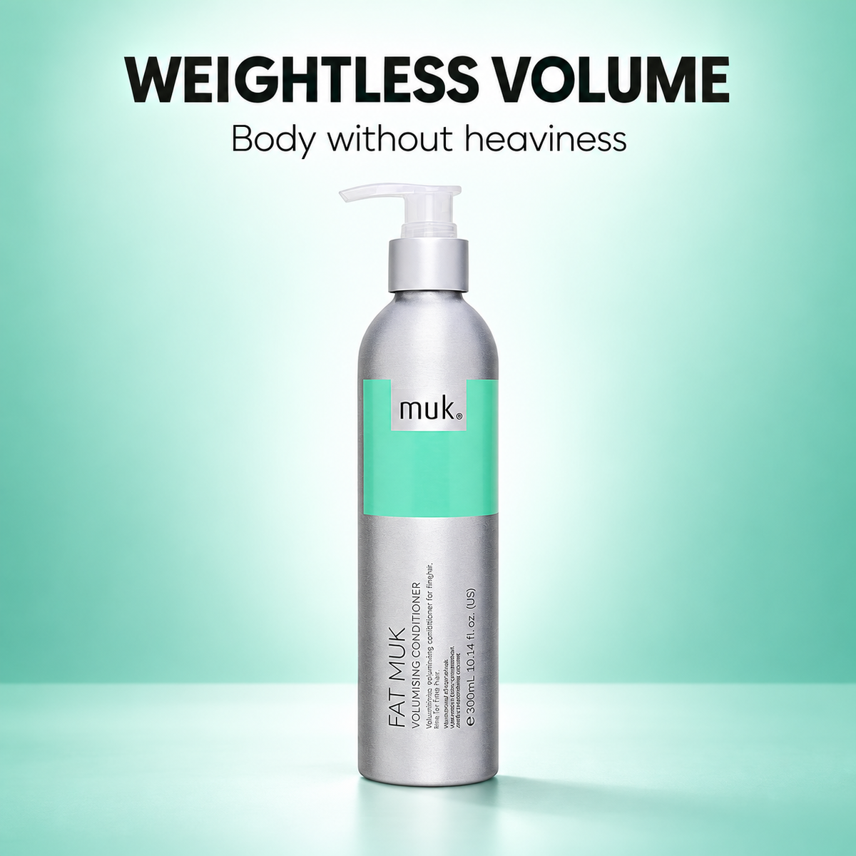 Fat muk Volumising Conditioner 300ml benefit 1