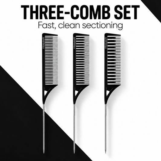 Framar Dreamweaver Highlighting Tail Combs 3pk Black benefit image 1