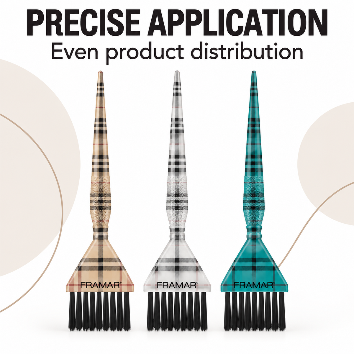 Framar Triple Threat Tint Brush Set Coloured benefit image 2