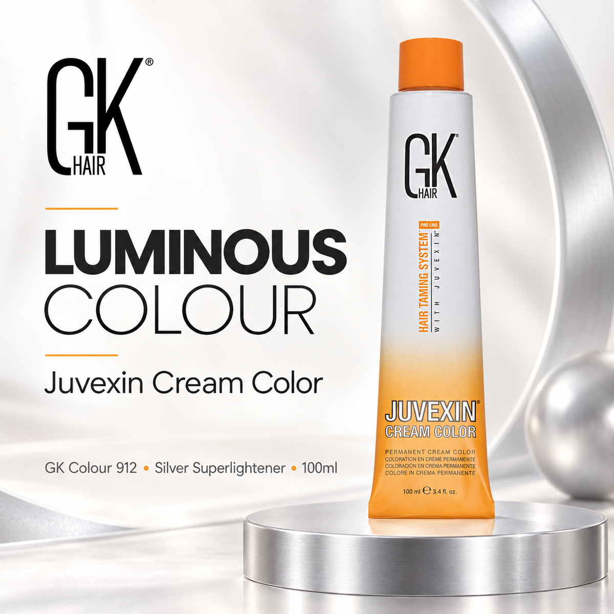 GK Colour912 Silver Superlightener100ml – luminous colour