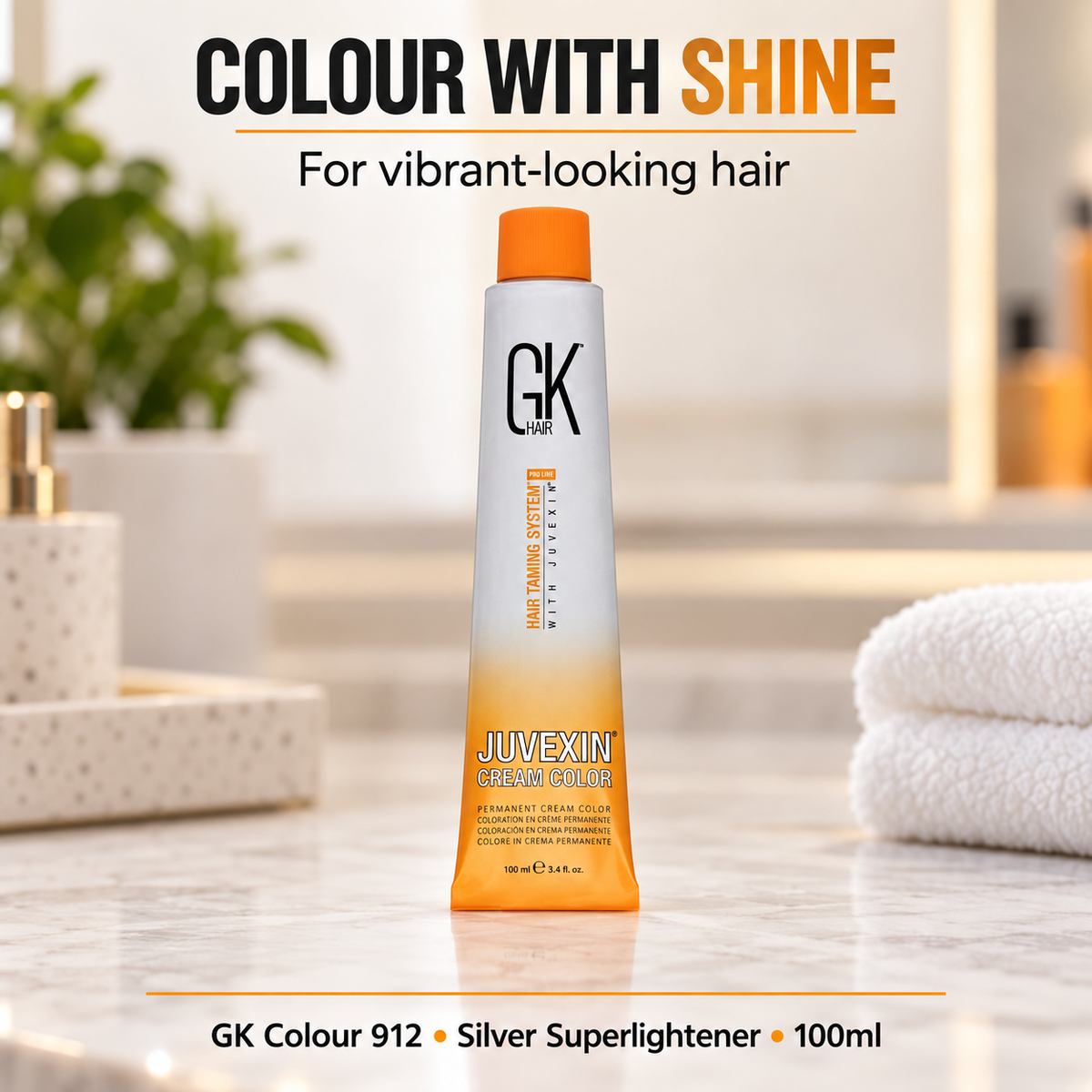 GK Colour912 Silver Superlightener100ml – colour with shine