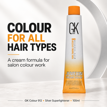 GK Colour912 Silver Superlightener100ml – cream colour for all hair types