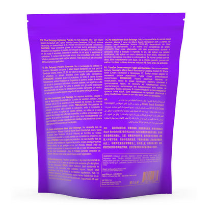 GK Miami Beach Bombshell Blue Balayage Lightening Powder 450g - MV hair and beauty
