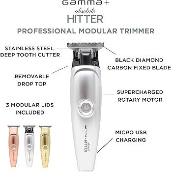 Gamma+ Absolute cord cordless Hitter Trimmer - MV hair and beauty