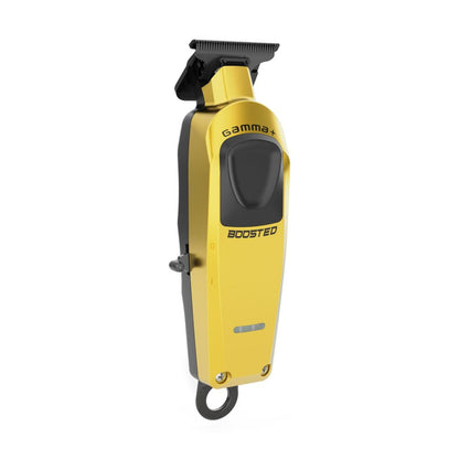 Gamma+ Boosted Trimmer gold body angled front view