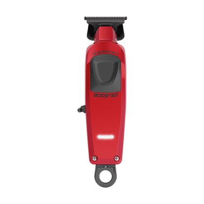 Gamma+ Boosted Trimmer red body front view with X-PRO T-blade